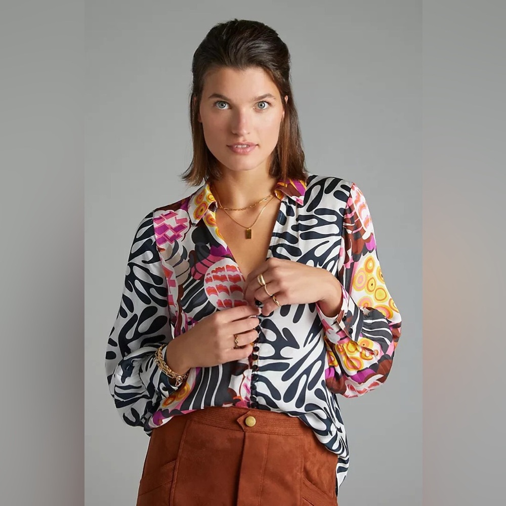 Anthropologie Let Luv Be Top